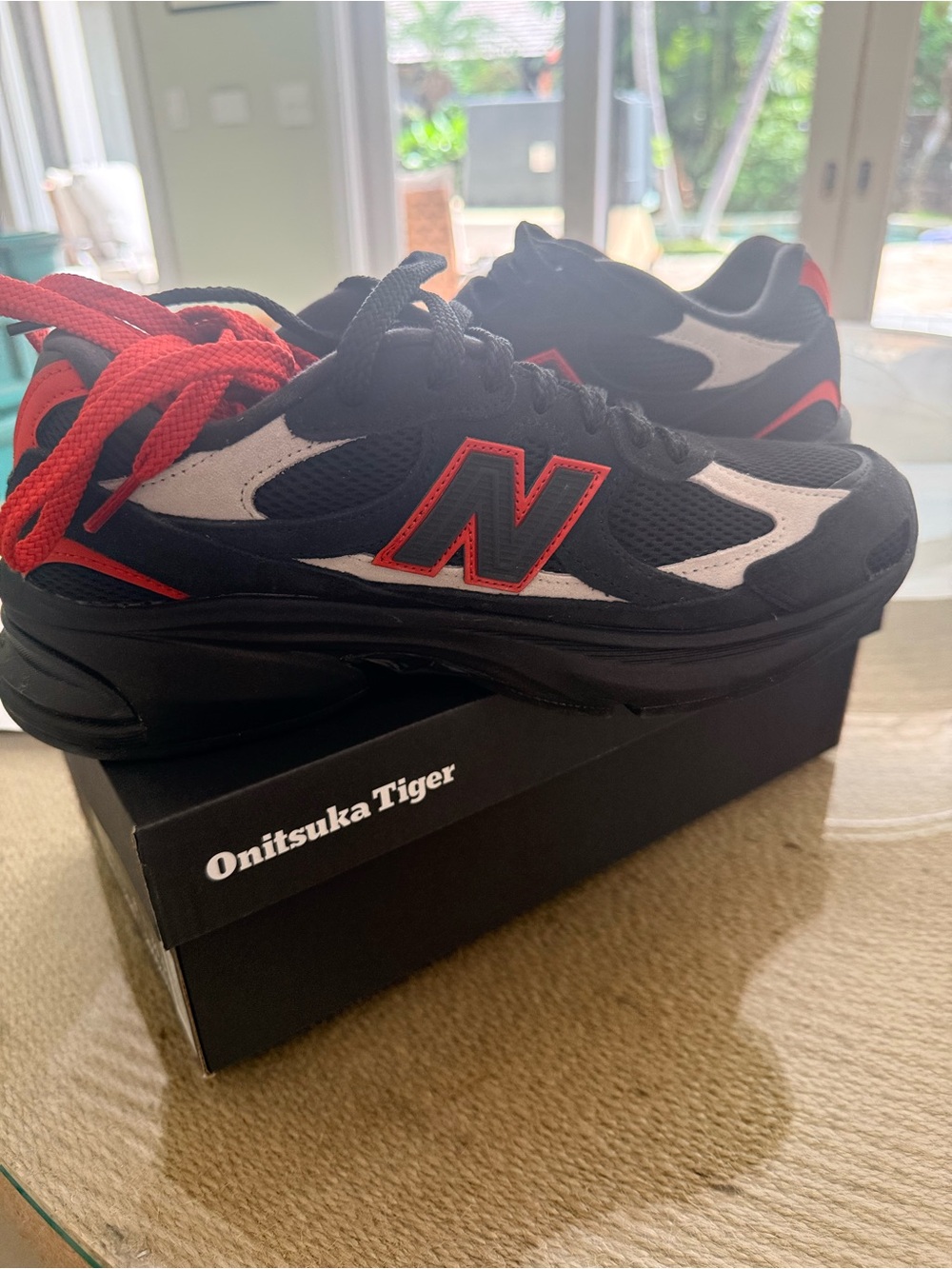 New Balance 1906R “Black / Team Red / Castlerock”, style U1906RCB MENS 8